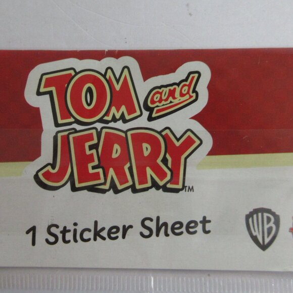 Tom and Jerry 3D Stickers One Sheet Plastic Die Cut 12 Stickers NEW & Sealed - Picture 5 of 12